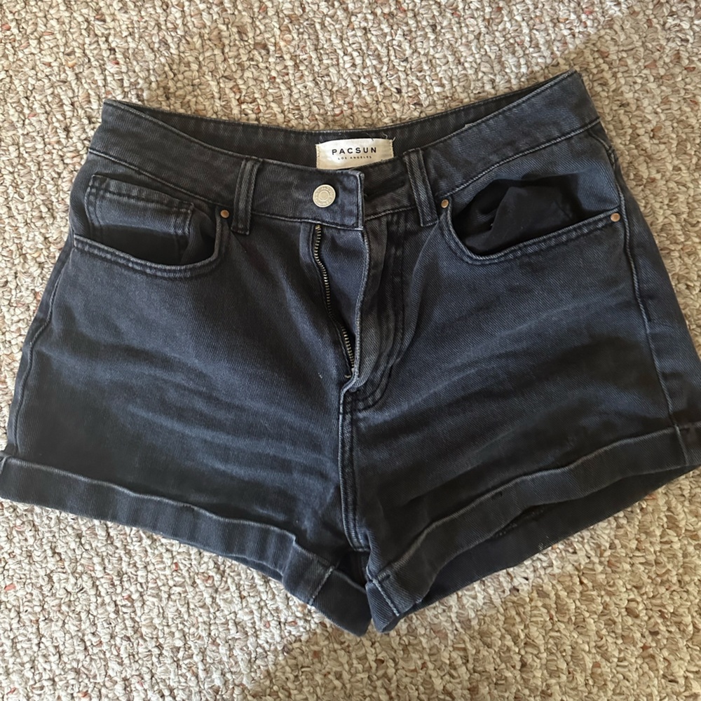 Pacsun black mom shorts size 26